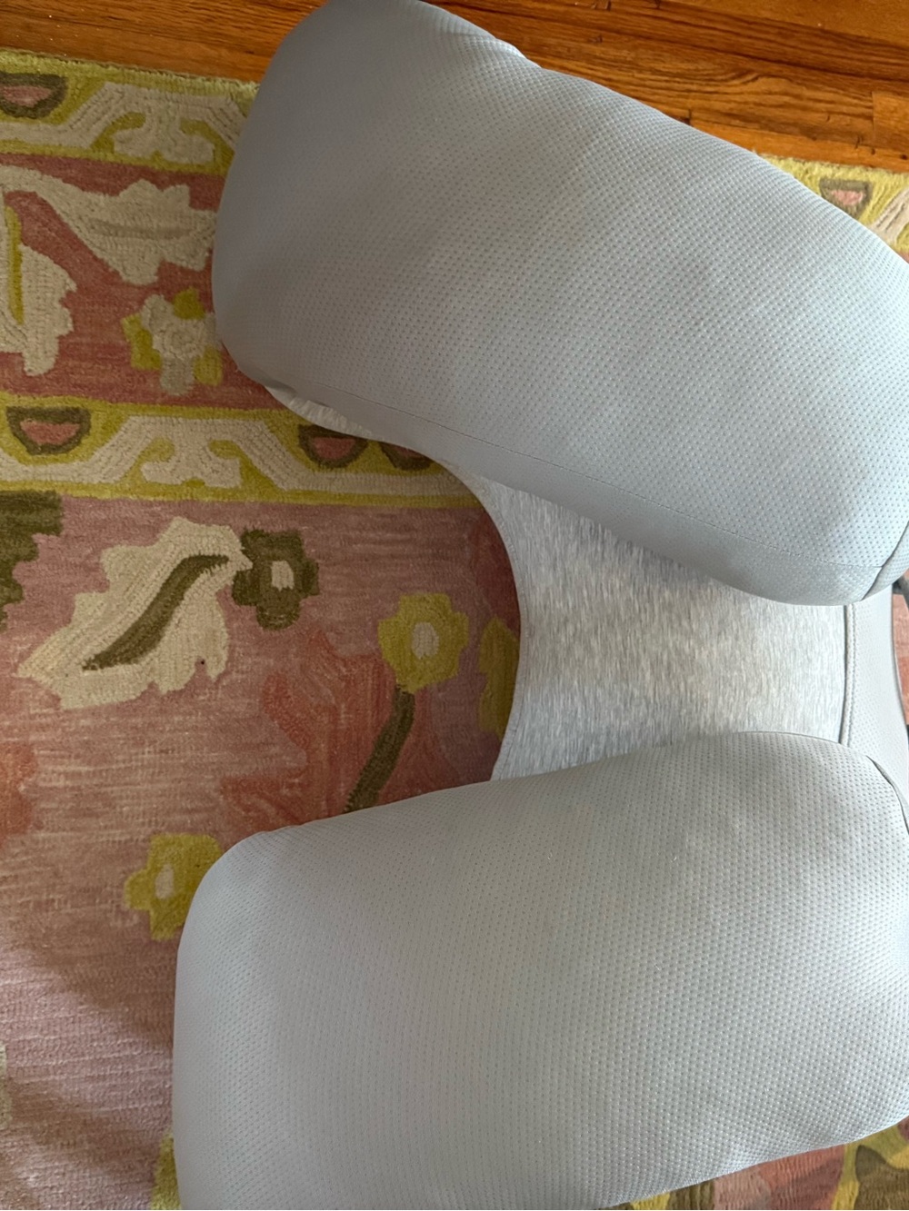 U-Shaped Cooling Body Pillow in Light Gray - Picture 4 of 11